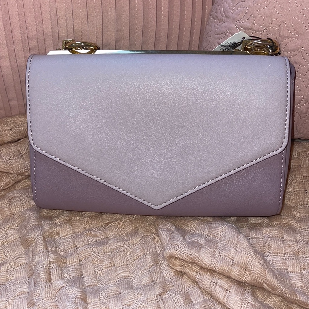 Lavender And Purple Crossbody Express Purse